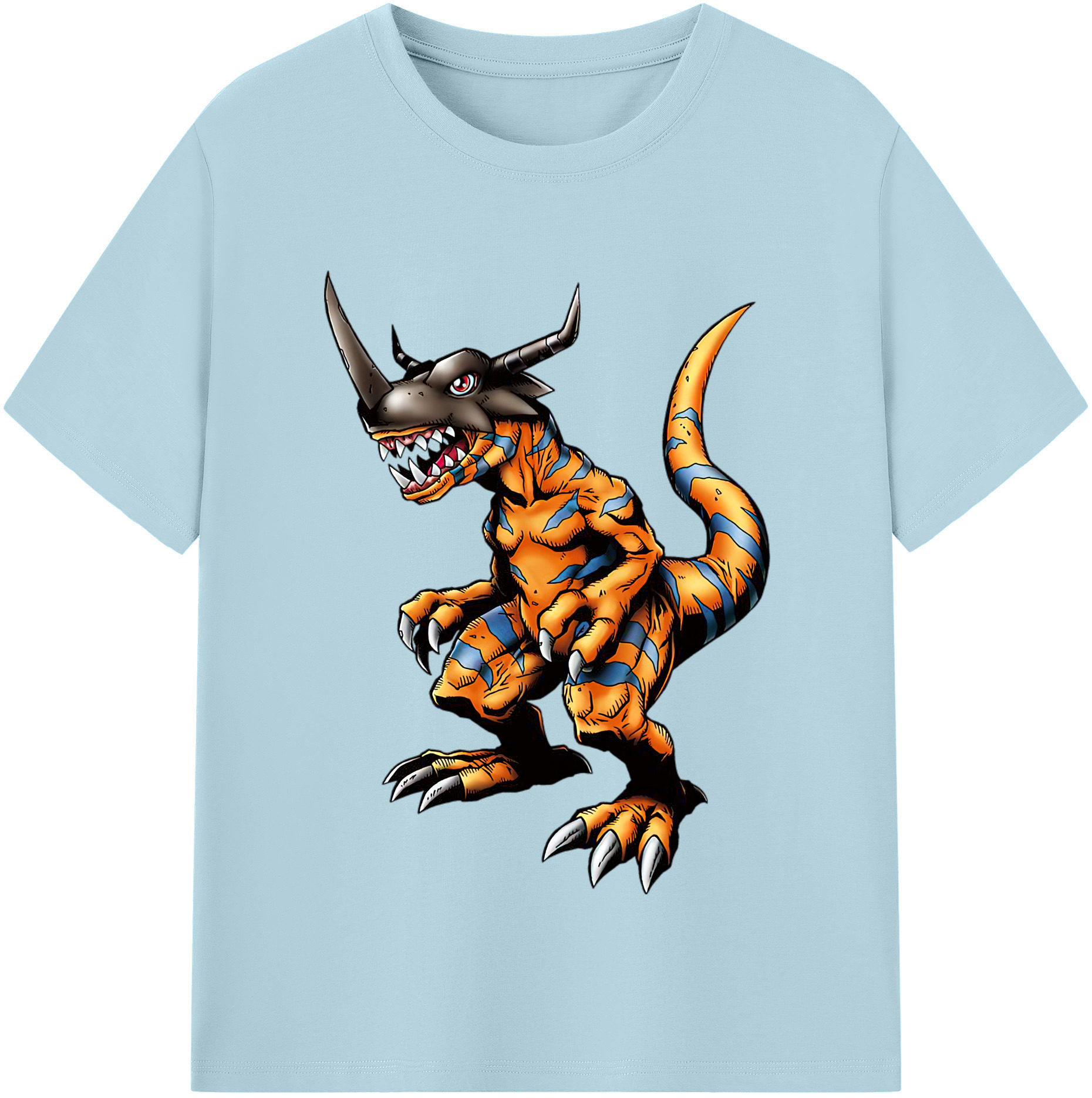 （画像用） Digimon デジタルモンスター/デジモン 綿100％半袖Tシャツ（フロントプリント）